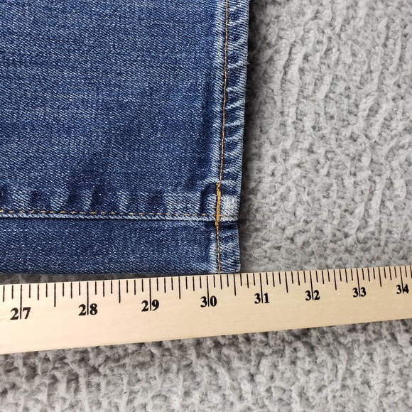 Polo Ralph Lauren Jeans Mens 33x31 Denim The Varick Slim Straight Distressed - Picture 8 of 15